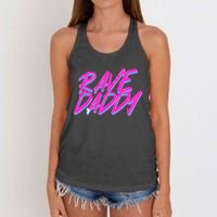 Techno Rave EDM Rave Daddy Women's Knotted Racerback Tank