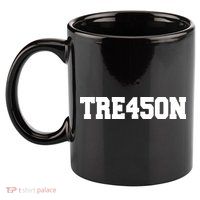 Tre45on 11oz C Handle Ceramic Mug