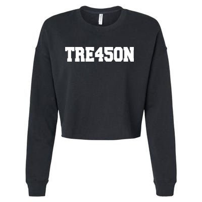 Tre45on Cropped Pullover Crew
