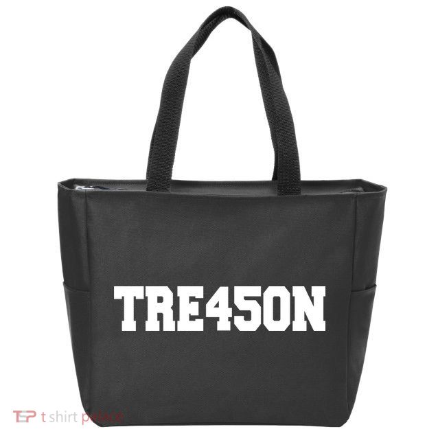 Tre45on Zip Tote Bag