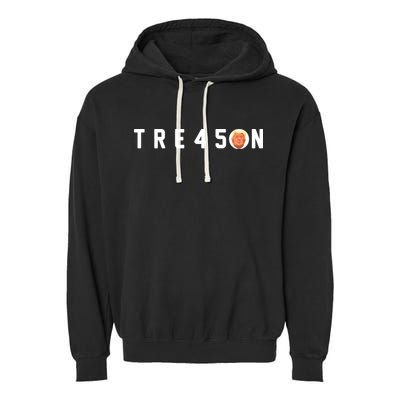 Tre45on Anti Trump Garment-Dyed Fleece Hoodie