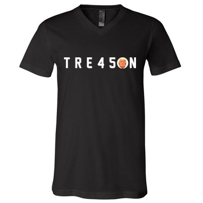 Tre45on Anti Trump V-Neck T-Shirt