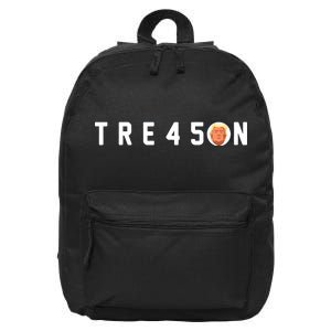 Tre45on Anti Trump 16 in Basic Backpack