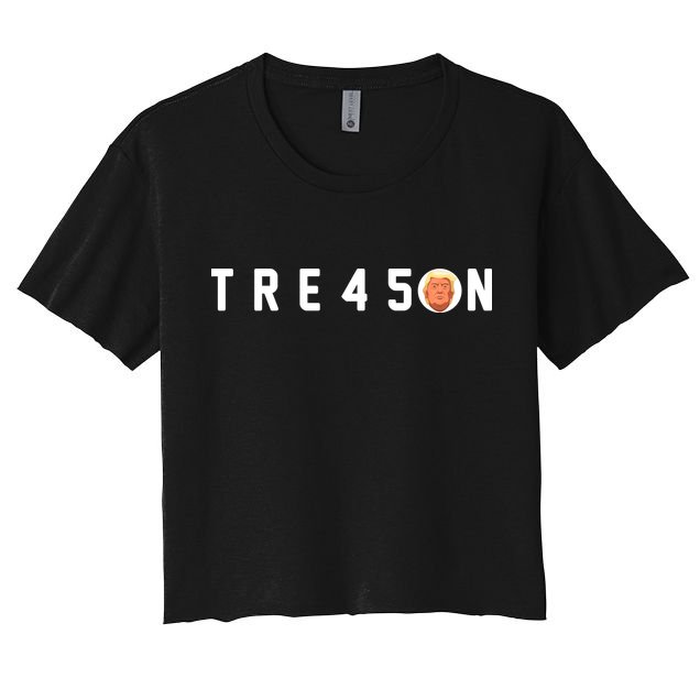 Tre45on Anti Trump Crop Top