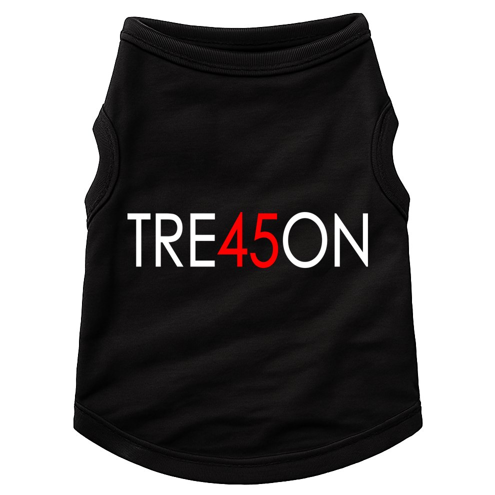 Tre45on Anti Trump Treason Doggie Tank