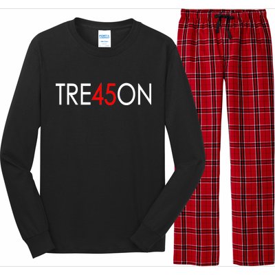 Tre45on Anti Trump Treason Long Sleeve Pajama Set