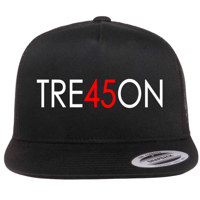 Tre45on Anti Trump Treason Flatbill Hat