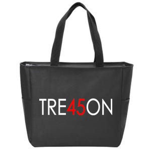 Tre45on Anti Trump Treason Zip Tote Bag