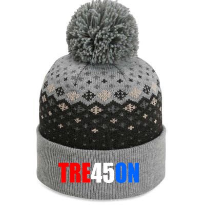 Tre45on Treason Anti Trump The Baniff Cuffed Pom Beanie