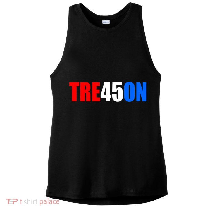 Tre45on Treason Anti Trump Ladies PosiCharge Tri-Blend Wicking Tank