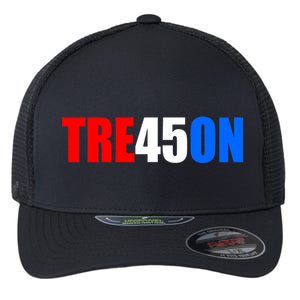 Tre45on Treason Anti Trump Flexfit Unipanel Trucker Cap