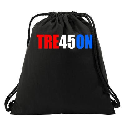 Tre45on Treason Anti Trump Drawstring Bag