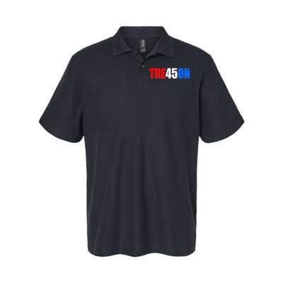 Tre45on Treason Anti Trump Softstyle Adult Sport Polo