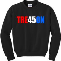 Tre45on Treason Anti Trump Kids Sweatshirt