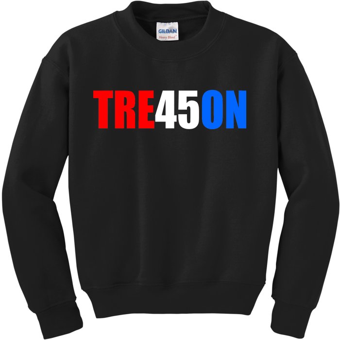 Tre45on Treason Anti Trump Kids Sweatshirt