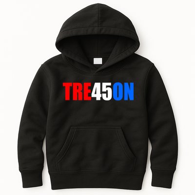 Tre45on Treason Anti Trump Kids Hoodie