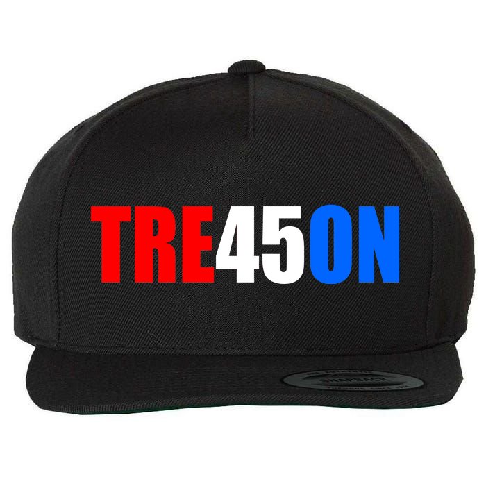 Tre45on Treason Anti Trump Wool Snapback Cap