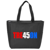 Tre45on Treason Anti Trump Zip Tote Bag