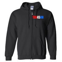 Tre45on Treason Anti Trump Full Zip Hoodie