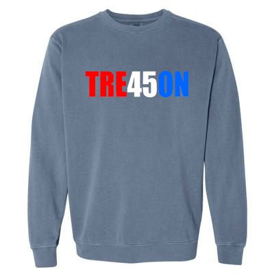 Tre45on Treason Anti Trump Garment-Dyed Sweatshirt