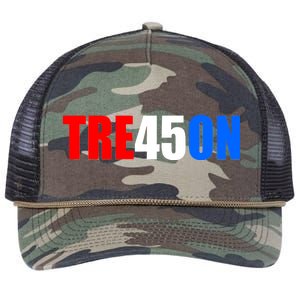 Tre45on Treason Anti Trump Retro Rope Trucker Hat Cap