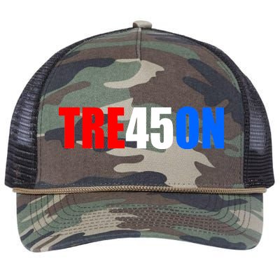 Tre45on Treason Anti Trump Retro Rope Trucker Hat Cap