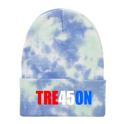 Tre45on Treason Anti Trump Tie Dye 12in Knit Beanie