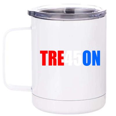 Tre45on Treason Anti Trump 12 oz Stainless Steel Tumbler Cup