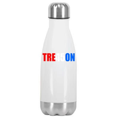 Tre45on Treason Anti Trump Stainless Steel Insulated Water Bottle