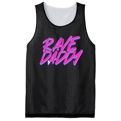 Techno Rave Edm Rave Daddy Mesh Reversible Basketball Jersey Tank