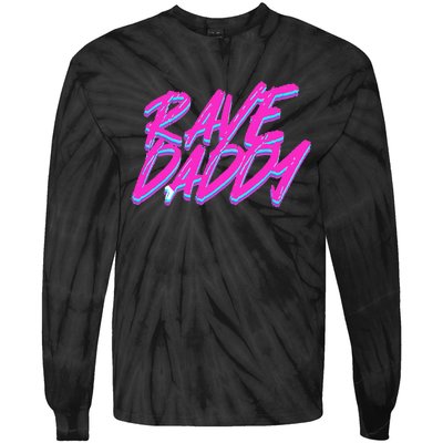 Techno Rave Edm Rave Daddy Tie-Dye Long Sleeve Shirt