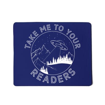 Take Reading English Teacher Library Alien Space Mousepad