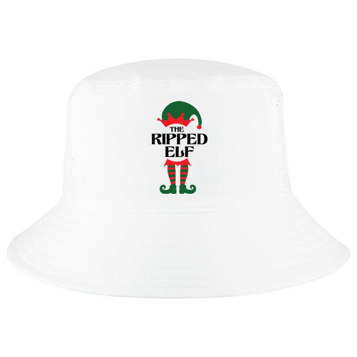 The Ripped Elf Funny Family Matching Christmas Cool Comfort Performance Bucket Hat