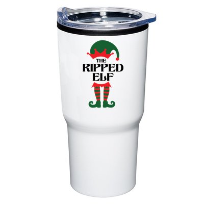 The Ripped Elf Funny Family Matching Christmas Tumbler