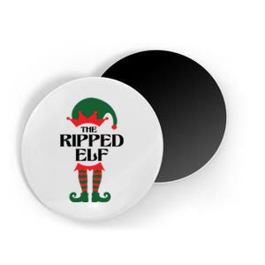 The Ripped Elf Funny Family Matching Christmas Magnet