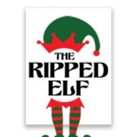 The Ripped Elf Funny Family Matching Christmas Poster