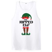 The Ripped Elf Funny Family Matching Christmas PosiCharge Competitor Tank