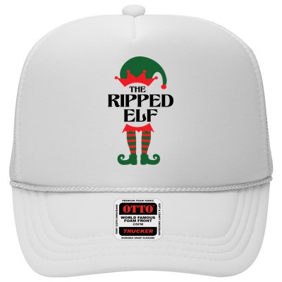 The Ripped Elf Funny Family Matching Christmas Trucker Hat