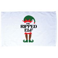 The Ripped Elf Funny Family Matching Christmas Microfiber Hand Towel