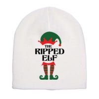 The Ripped Elf Funny Family Matching Christmas Short Acrylic Beanie