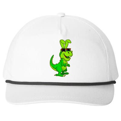 T Rex Easter Bunny Funny Dinosaur Basket Stuffers Snapback Five-Panel Rope Hat