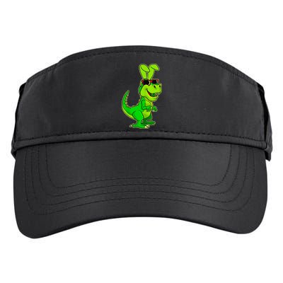 T Rex Easter Bunny Funny Dinosaur Basket Stuffers Adult Drive Performance Visor