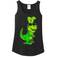 T Rex Easter Bunny Funny Dinosaur Basket Stuffers Ladies Essential Tank