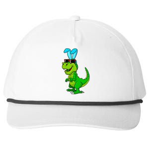 T Rex Easter Bunny Funny Dinosaur Basket Stuffers Snapback Five-Panel Rope Hat