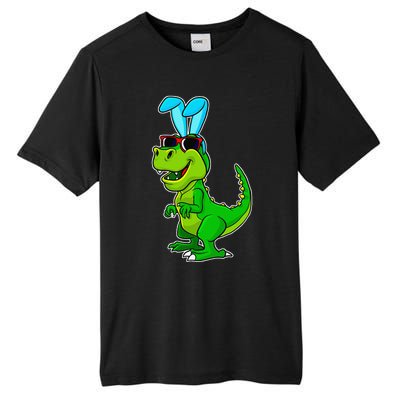 T Rex Easter Bunny Funny Dinosaur Basket Stuffers Tall Fusion ChromaSoft Performance T-Shirt