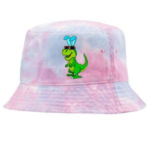 T Rex Easter Bunny Funny Dinosaur Basket Stuffers Tie-Dyed Bucket Hat