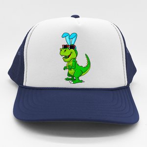 T Rex Easter Bunny Funny Dinosaur Basket Stuffers Trucker Hat