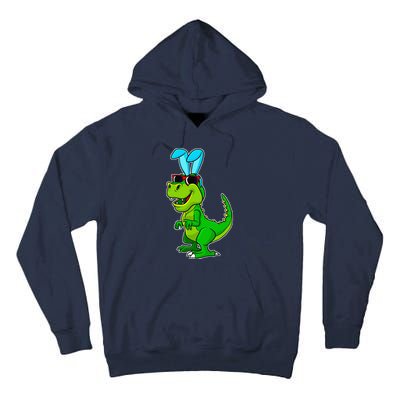 T Rex Easter Bunny Funny Dinosaur Basket Stuffers Tall Hoodie