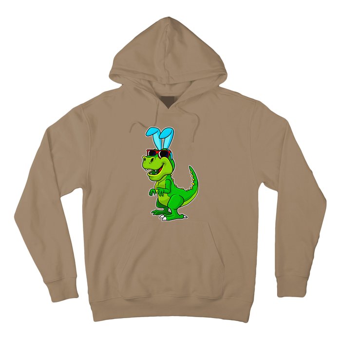 T Rex Easter Bunny Funny Dinosaur Basket Stuffers Hoodie