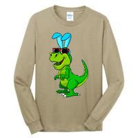 T Rex Easter Bunny Funny Dinosaur Basket Stuffers Tall Long Sleeve T-Shirt